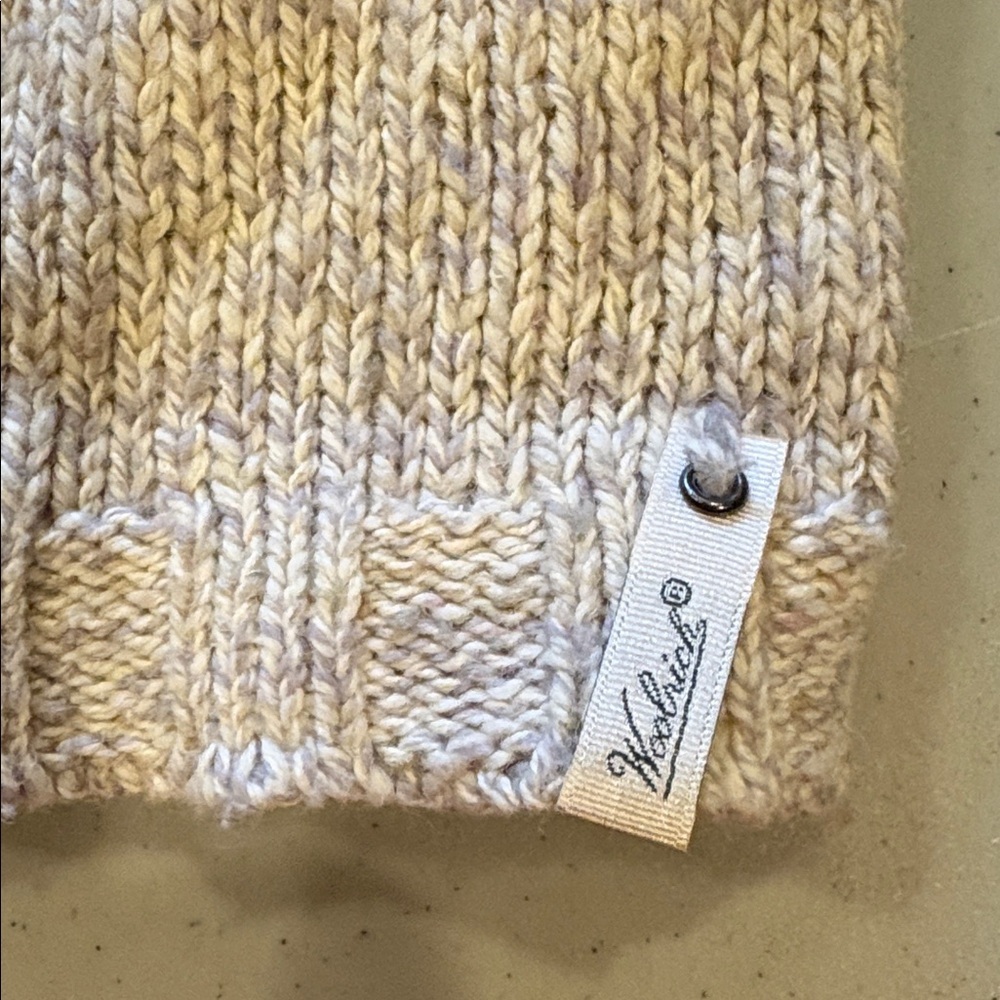 Woolrich Woman’s 2X Cream 1/4 Zip Pullover Sweater - Picture 3 of 7